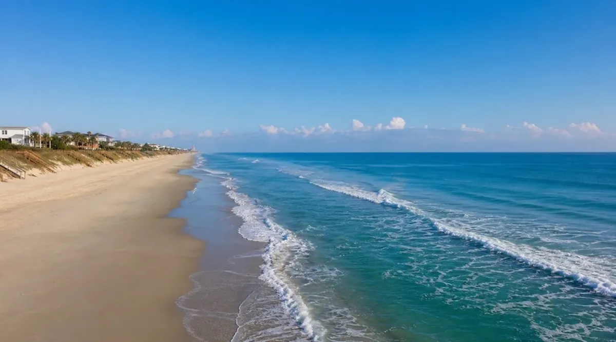 Beaches — coastal educational illustration