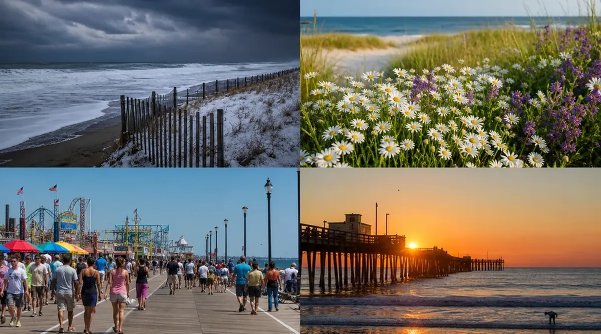 Seasonal Guides — coastal educational illustration